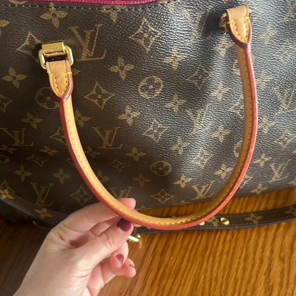 Louis Vuitton Brown and Tan Monogram Tote - Picture 3 of 10
